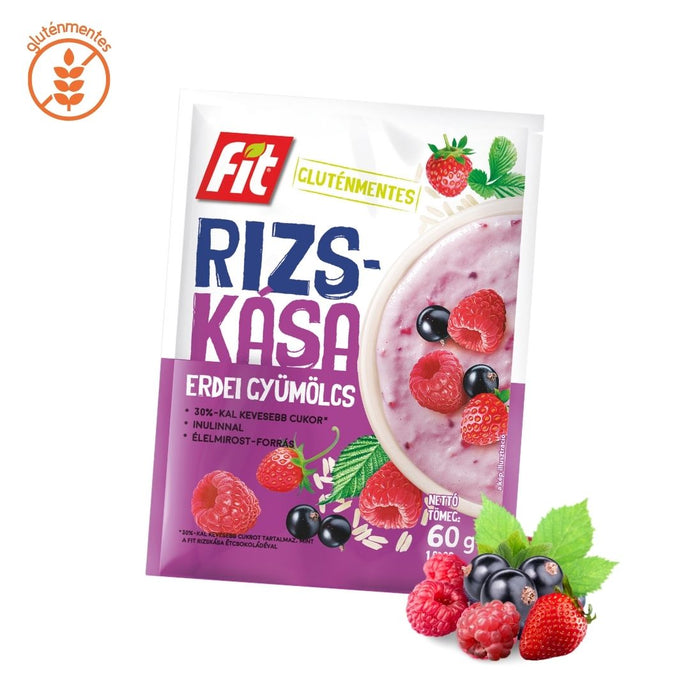 Fit Reggeli Rizskása erdei gyümölcs ízesítéssel