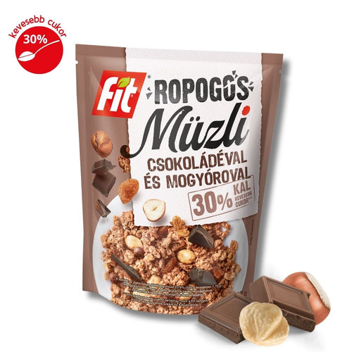 Fit Reggeli Ropogós müzli csokoládéval és mogyoróval