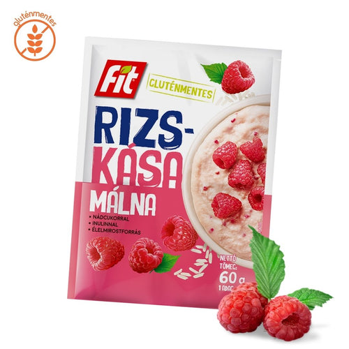 Fit Reggeli Rizskása málnával, nádcukorral és inulinnal