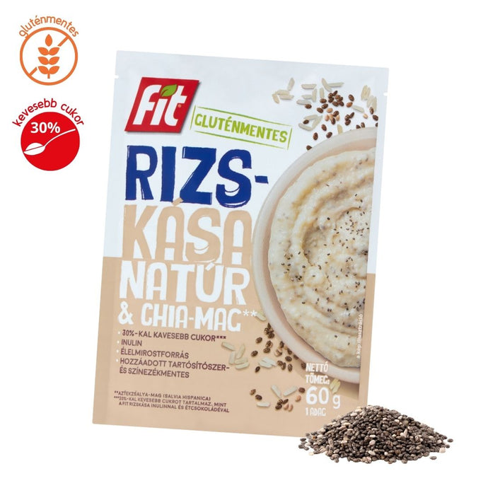 Fit Reggeli Rizskása Chia-maggal és inulinnal
