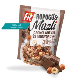 Fit Reggeli Ropogós müzli csokoládéval és mogyoróval